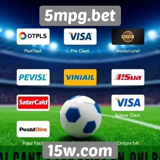 Métodos de pagamento disponíveis em 5mpg.bet